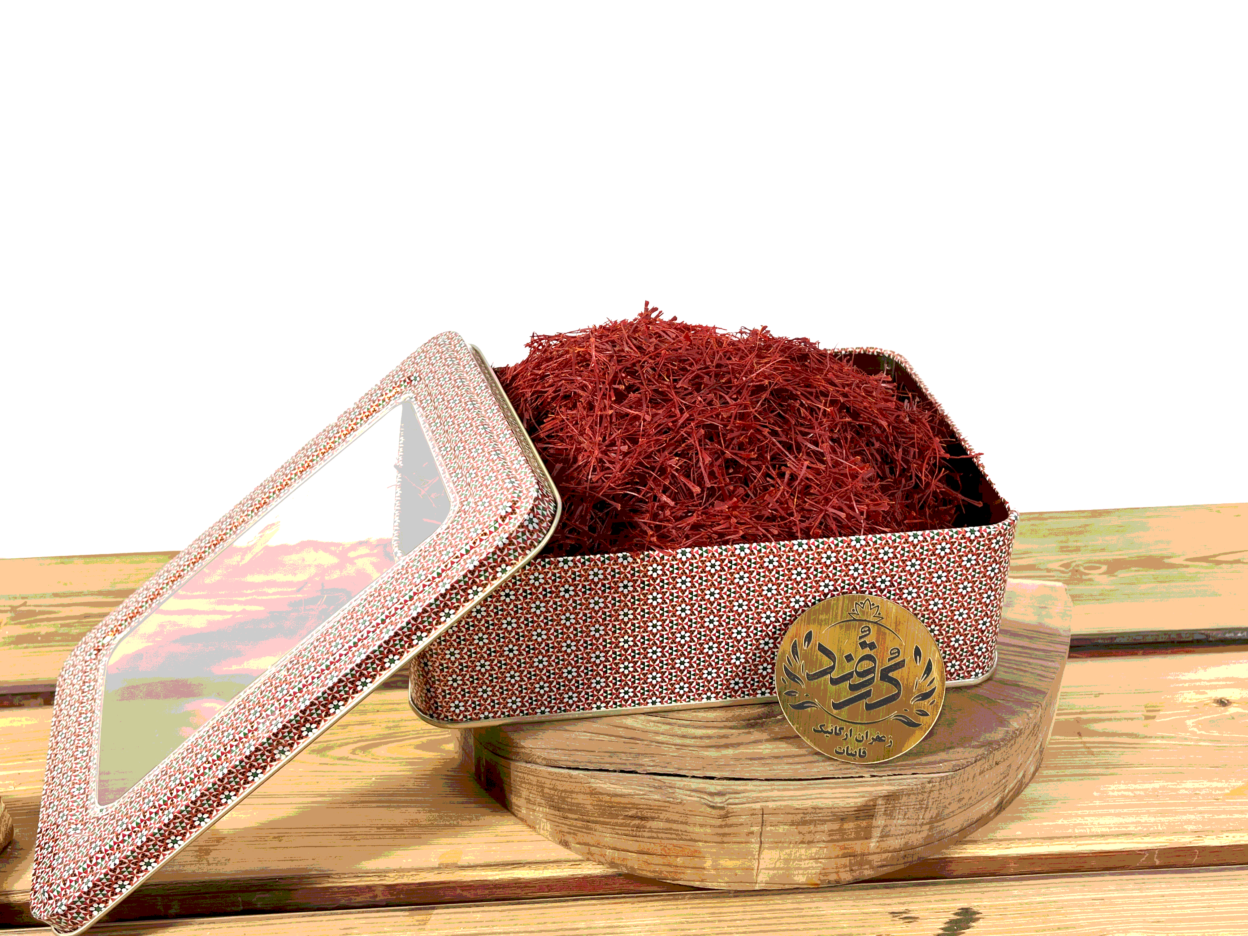 زعفران نگین سنتی خشک100 گرمی (کرقندزعفران)